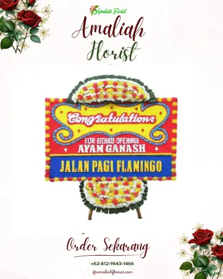 Sewa Papan Bunga Bagoang